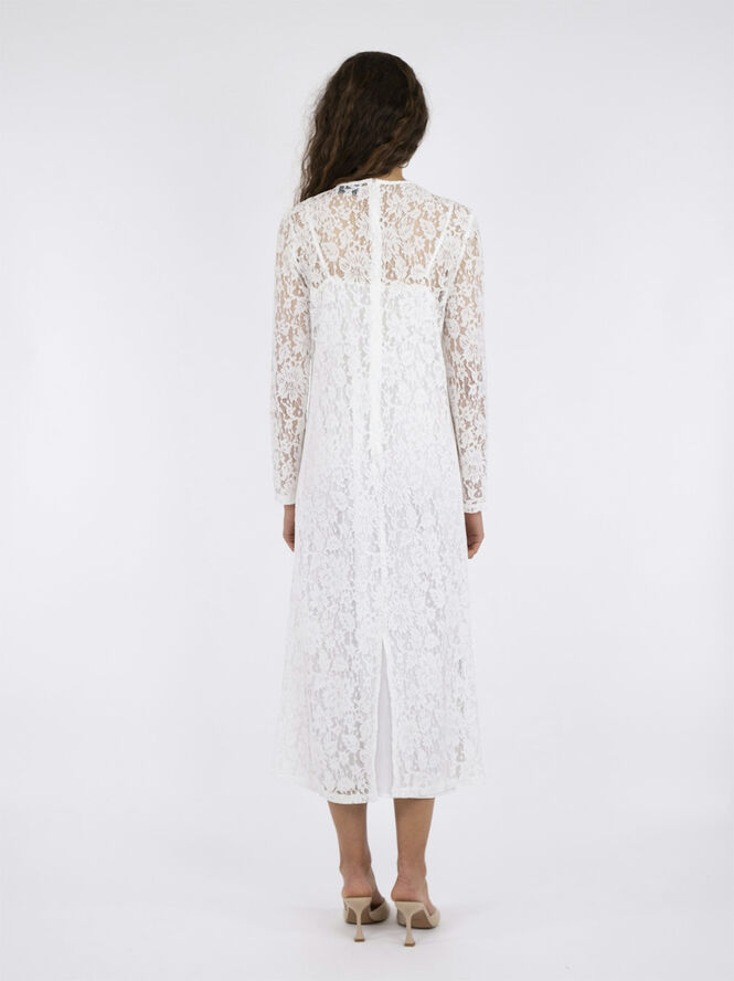 Neo Noir Mary Lace Dress Hvid
