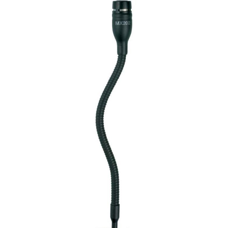 Shure MX202BP/S supercardioide overhead microfoon