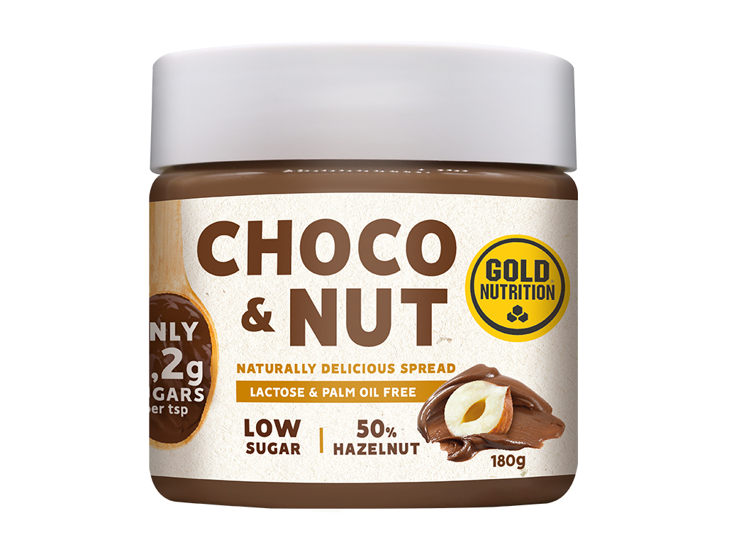 CREME GOLDNUTRITION CHOCOLATE AVELÃ LOW SUGAR 180G