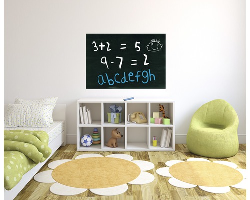 dc-fix® kleeffolie, schoolbordfolie, zwart, 90x150 cm, met 3 krijtjes