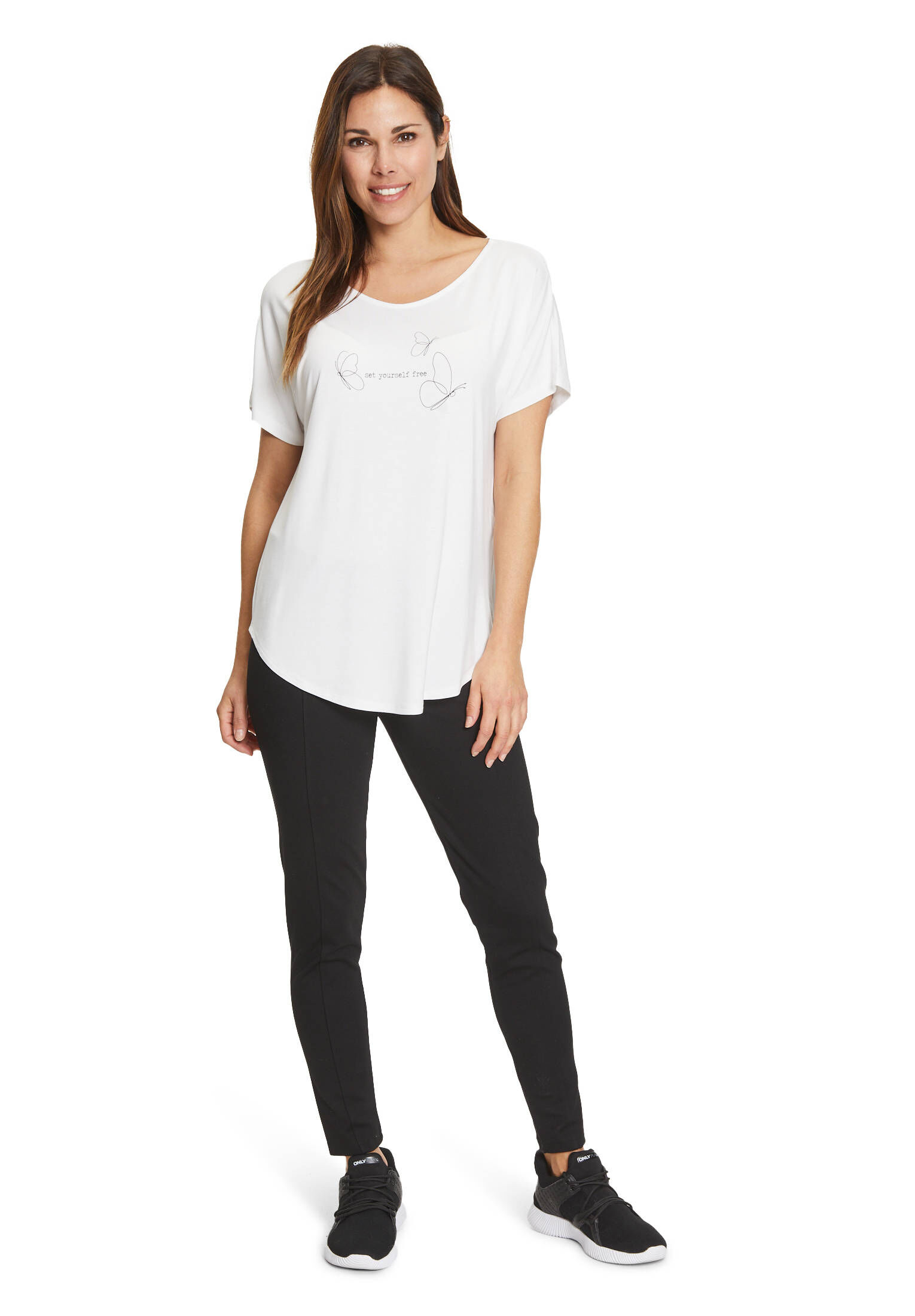 Betty Barclay| Damen Oversize-Shirt mit V-Ausschnitt