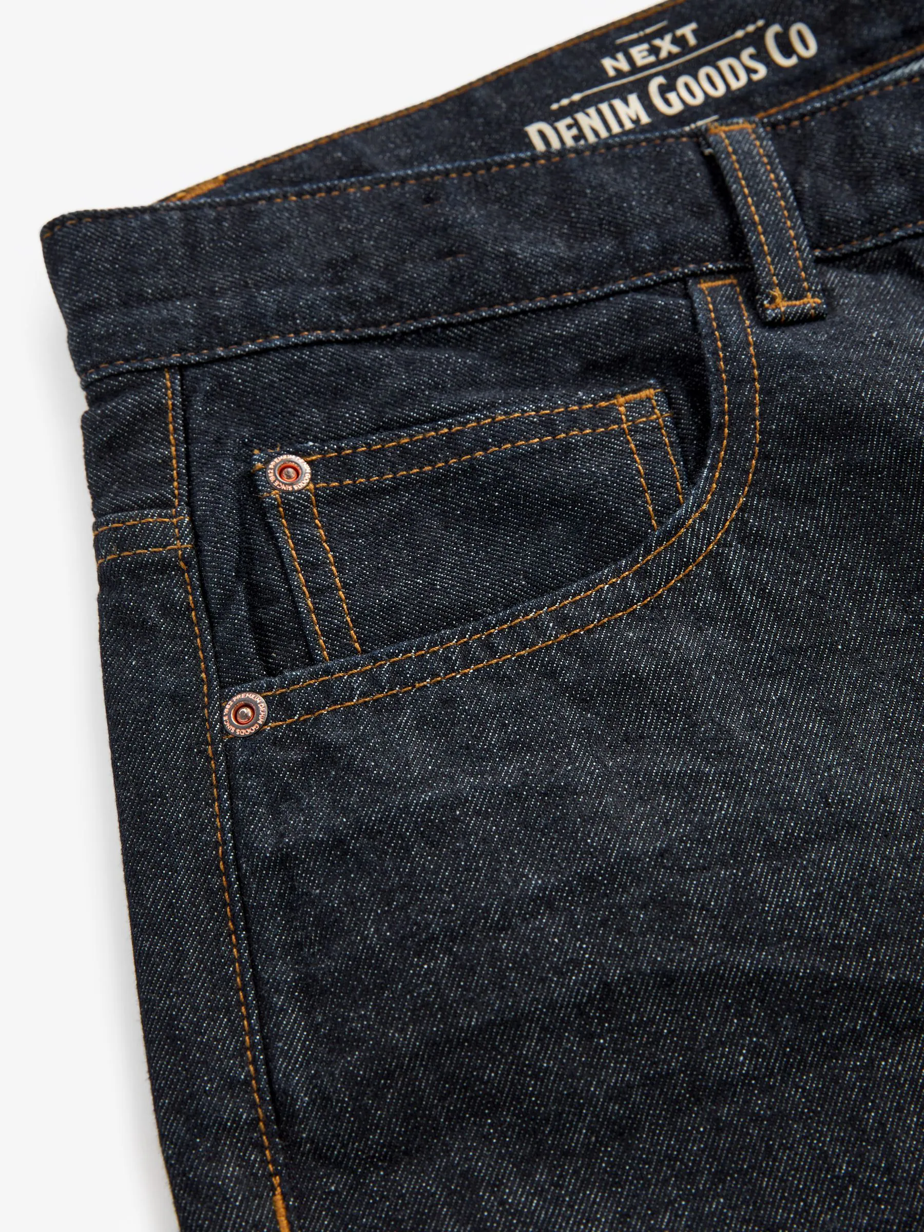 Donkerblauw - Relaxed fit - 100% katoenen authentic jeans