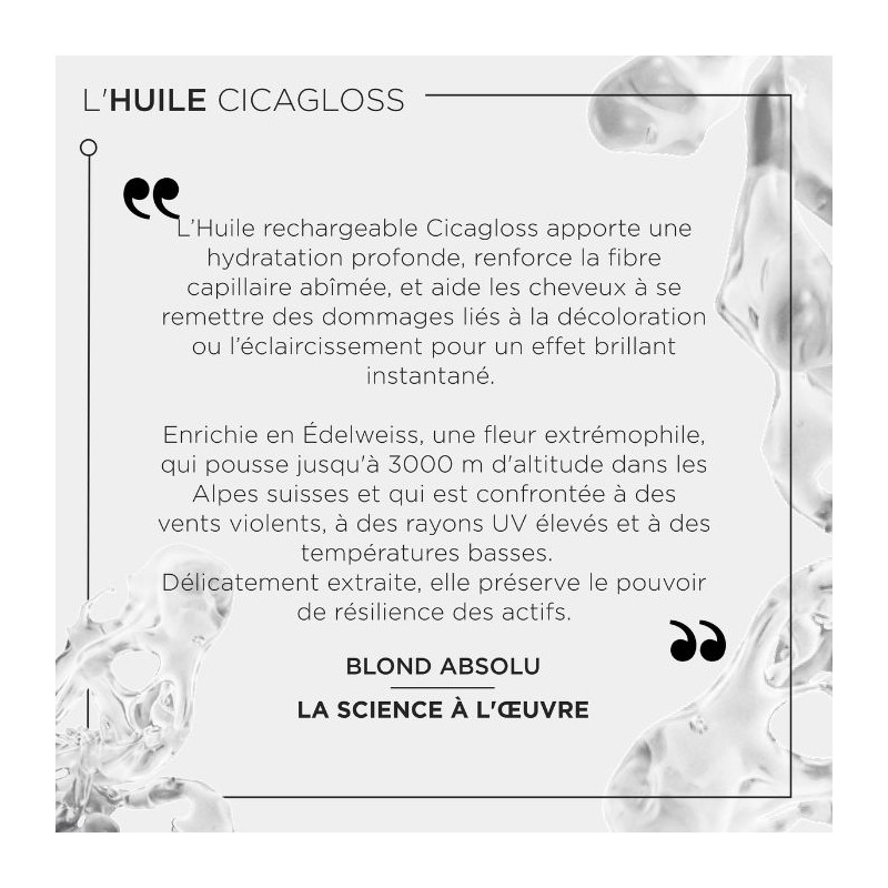 Huile Cicagloss Blond Absolu recharge Kérastase 75ml