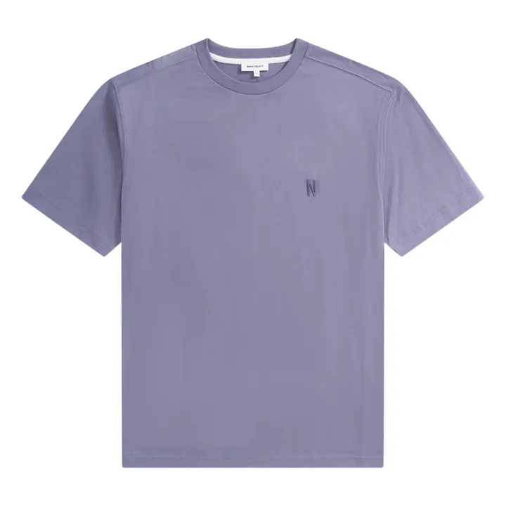 Norse Projects T-shirt Johannes N Logo Coton Bio | Gris anthracite