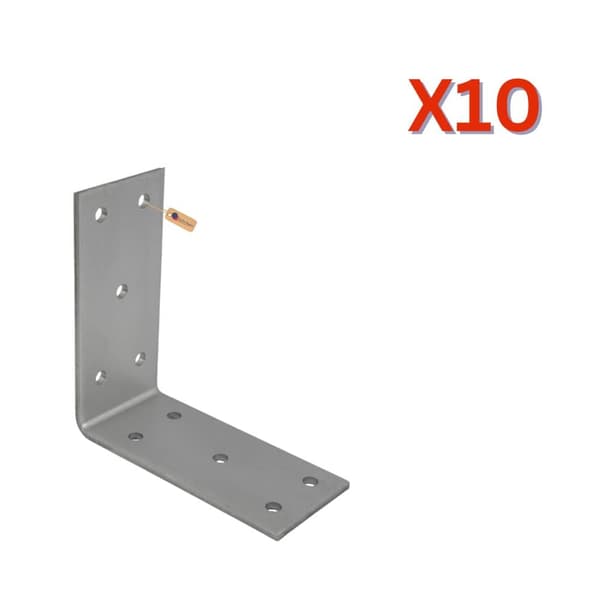 Vinkelbeslag 90x90x40x3 mm, 10 stk
