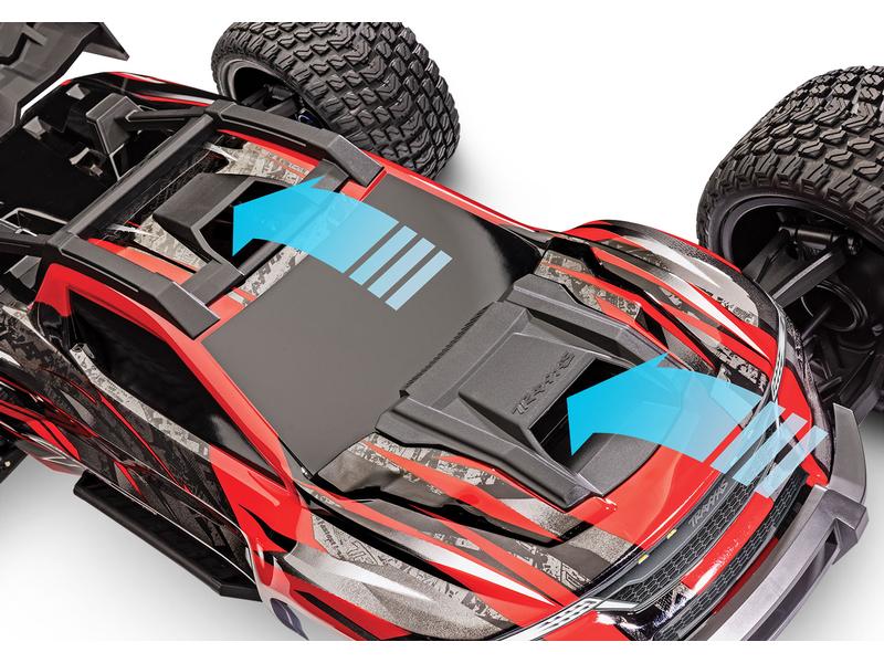 Traxxas Stadium Truck XRT 8S Orange ARTR, 1:6 Brushless Stadium Truck Basher mit tiefem Schwerpunkt