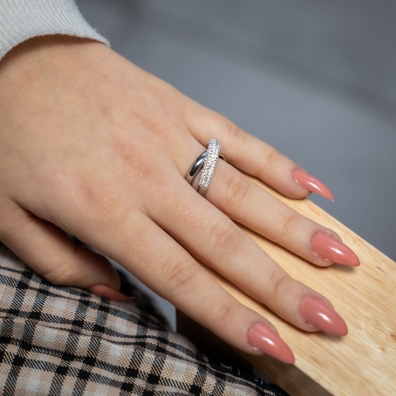 Magnifique Bague Femme Ornée Zirconium DRYAS