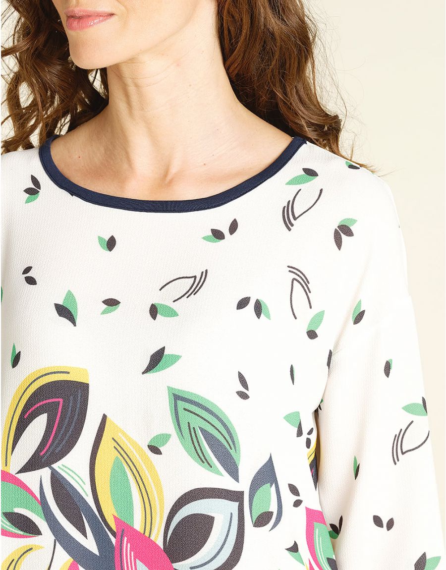 Blouse large écrue
