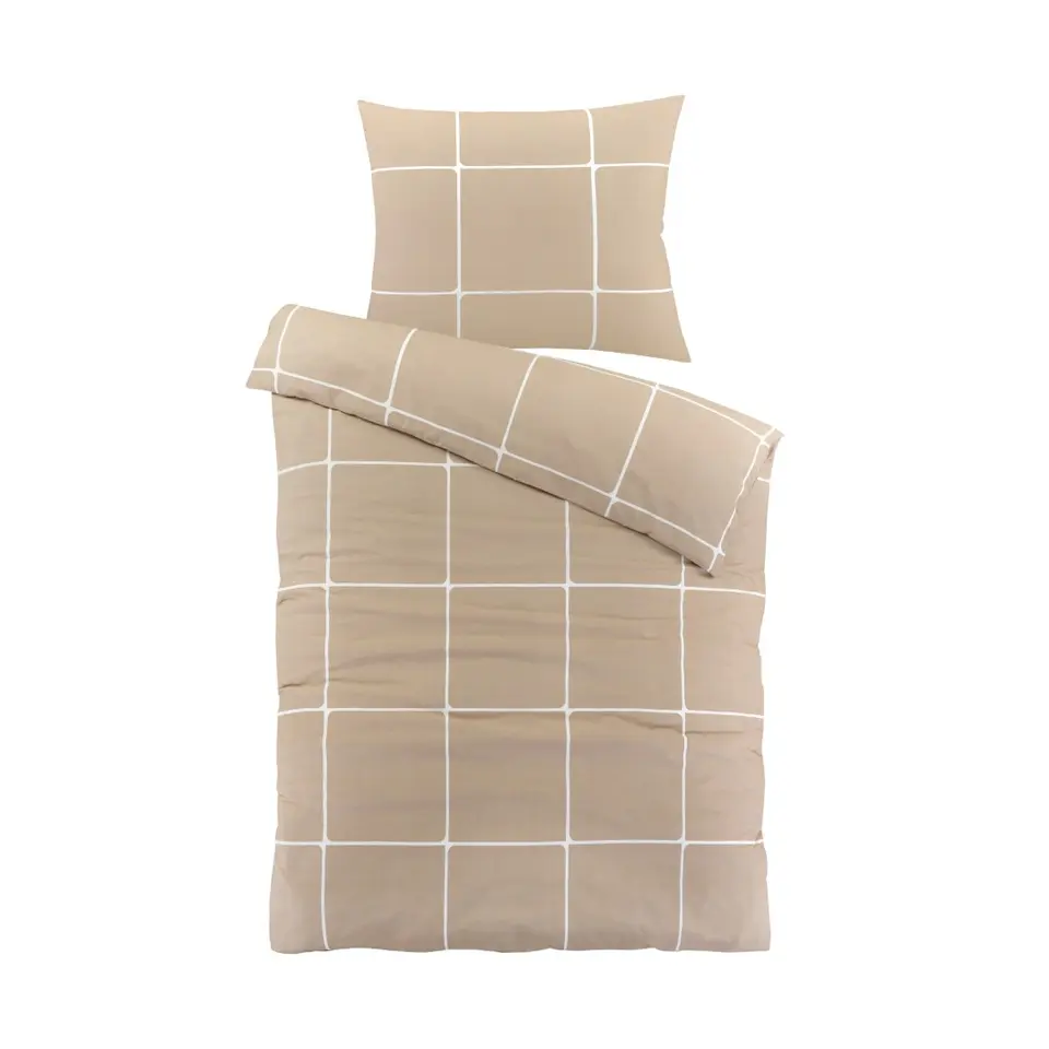 Day Dream Stan - Dekbedovertrek - Eenpersoons - 140 x 200/220 - Beige