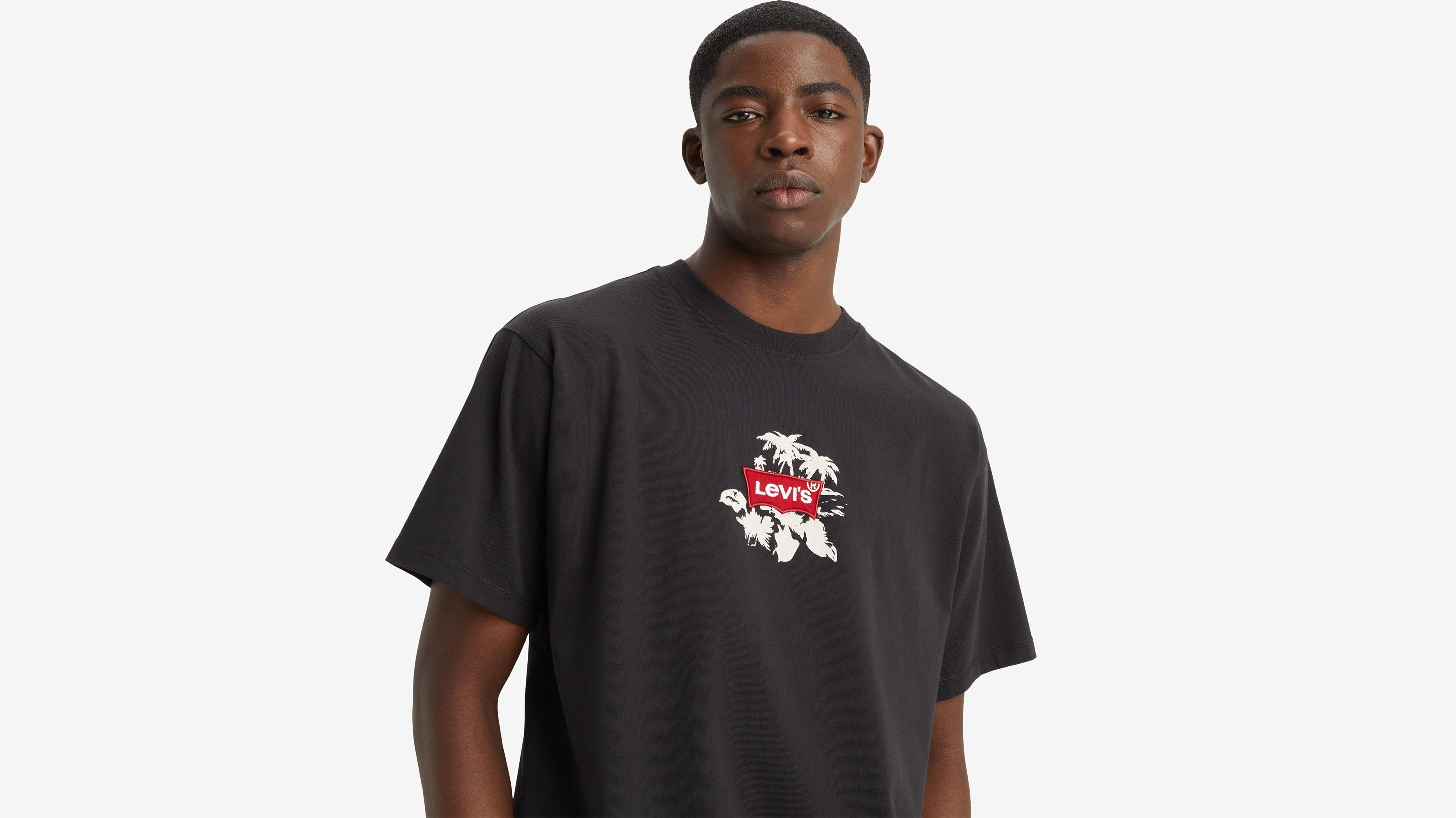 Vintage Fit Graphic Tee - Floral Caviar - Noir