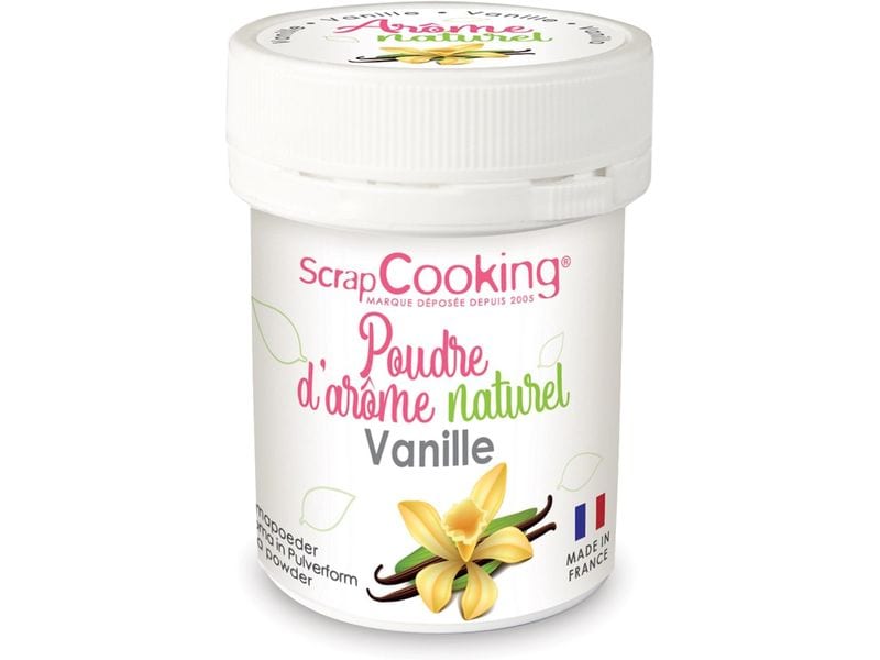 ScrapCooking Natur Aroma Pulver Vanille 15 g Das natürliche Bio-Vanillepulveraroma