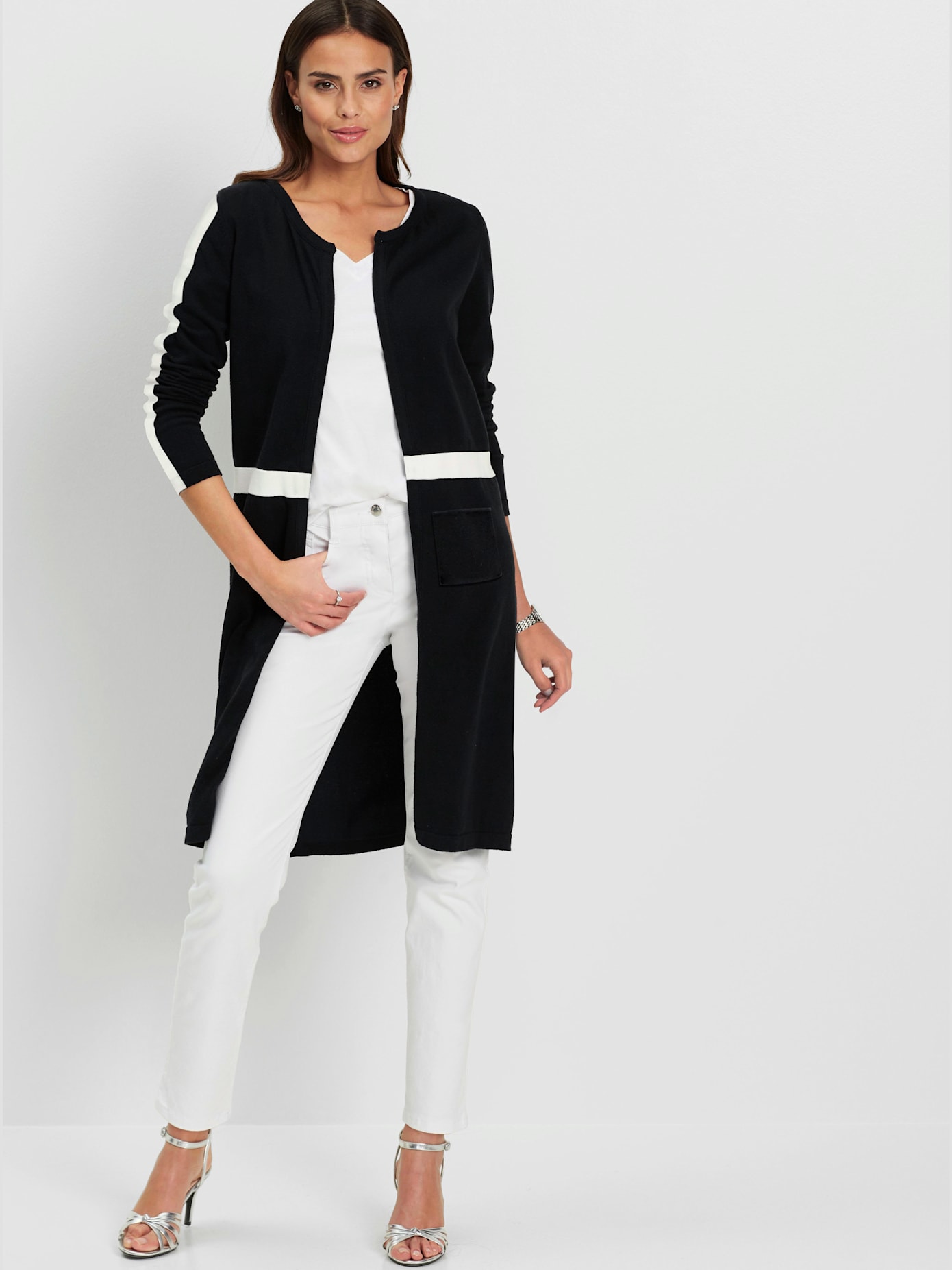 Manteau en tricot viscose