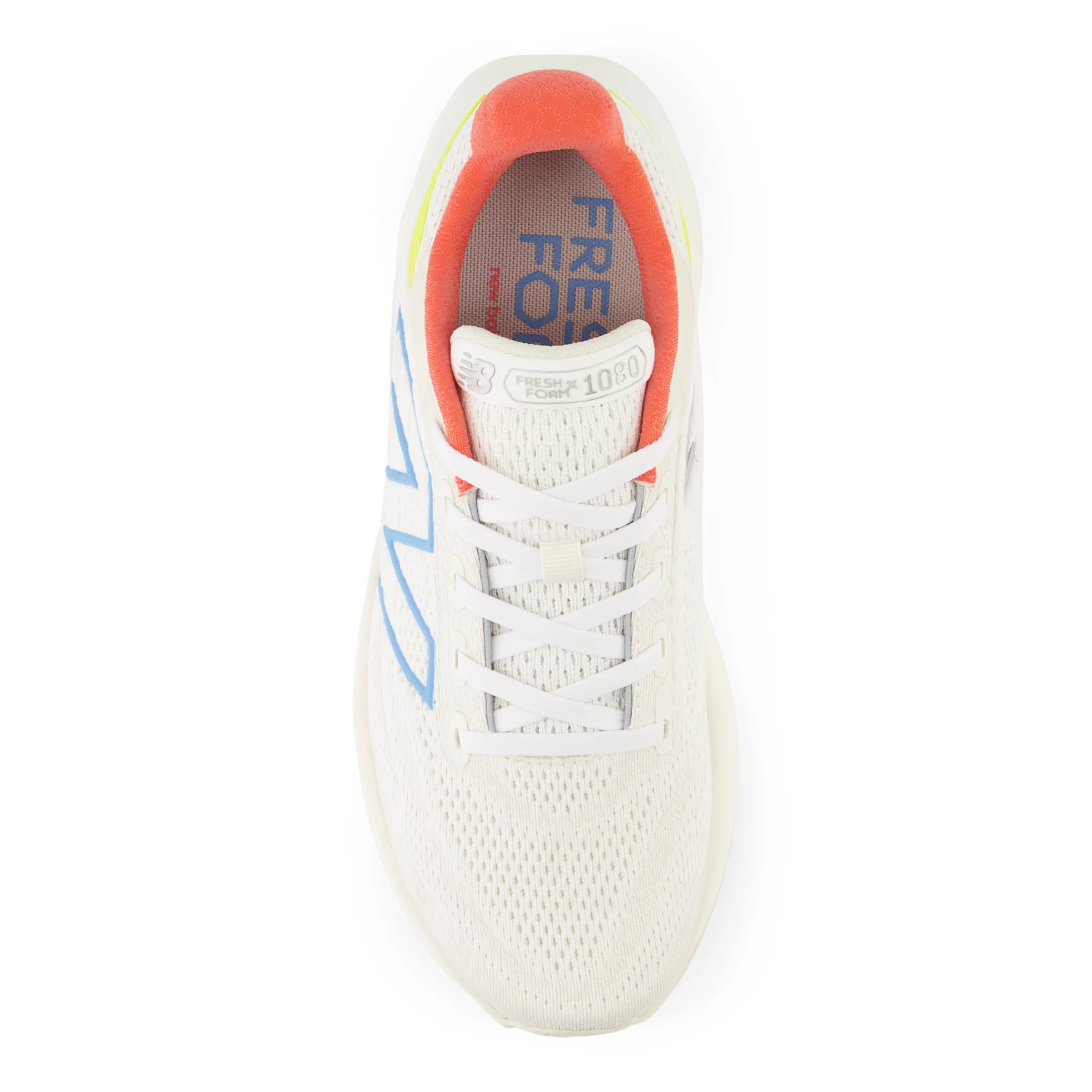 Fresh Foam X 1080 v13 Sea salt con coastal blue e gulf red