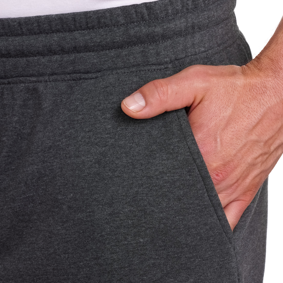 VanVaan Herren Jogginghose in Unifarben dunkelgrau