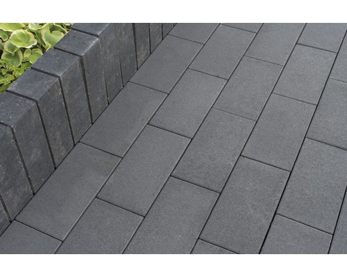 FLAIRSTONE straatsteen, rechthoekig, New York, basalt met mica, 40 x 20 x 8 cm
