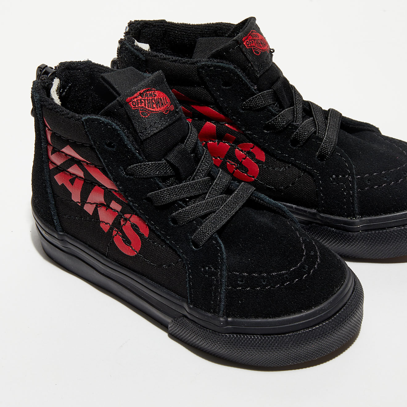 Vans Baskets SK8-Hi Zip noir/rouge