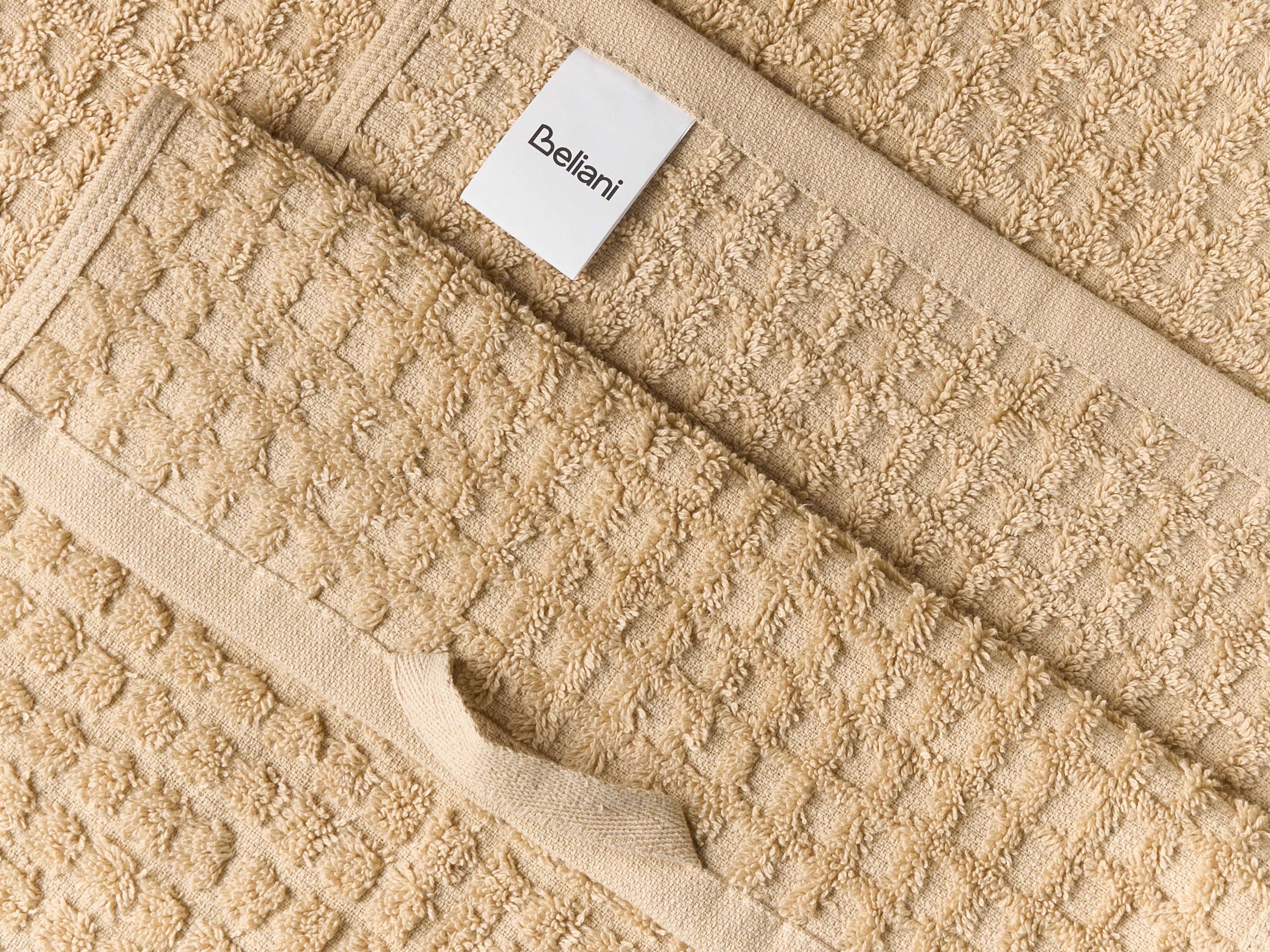 9-delige handdoekset ATAI Katoen Zandbeige