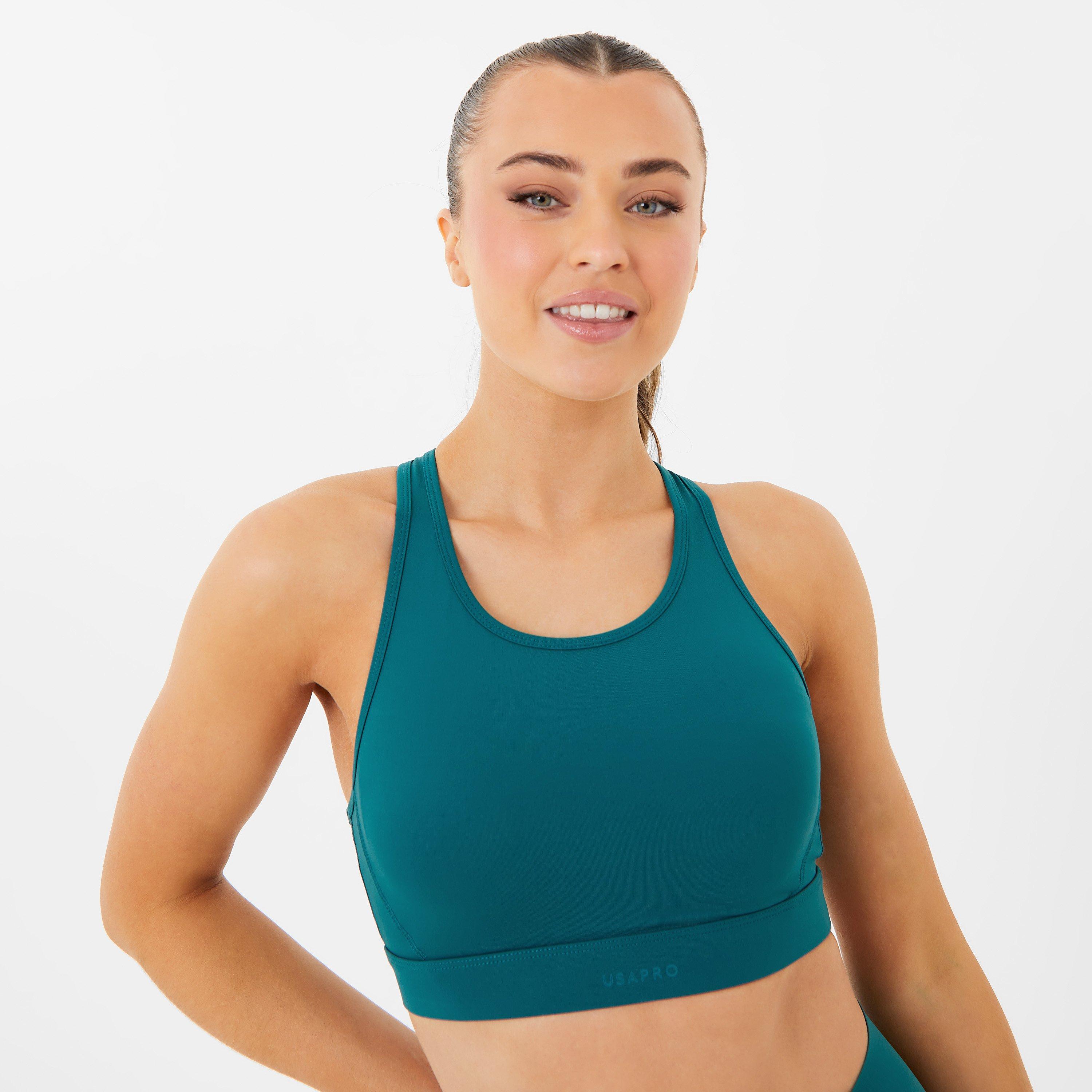 USA Pro Core Racer Back Sports Bra Womens
