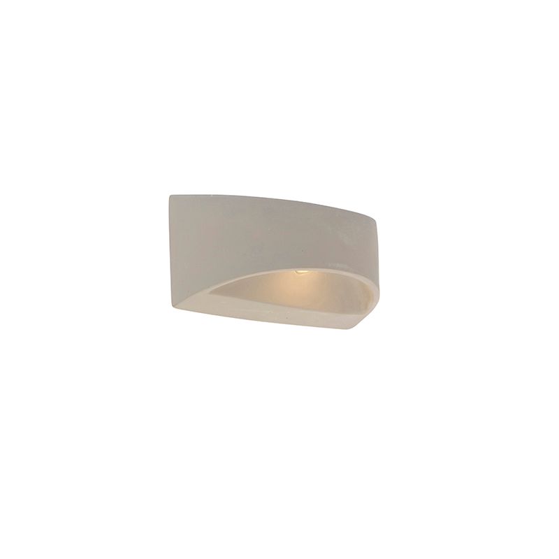 Landelijke wandlamp beton halfrond - Adelaide