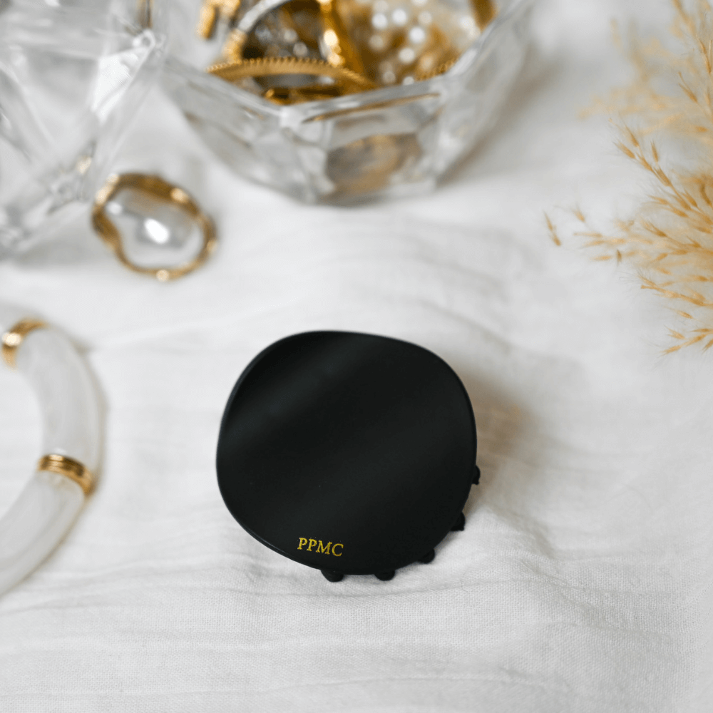 Pince Plate Ronde Noir
