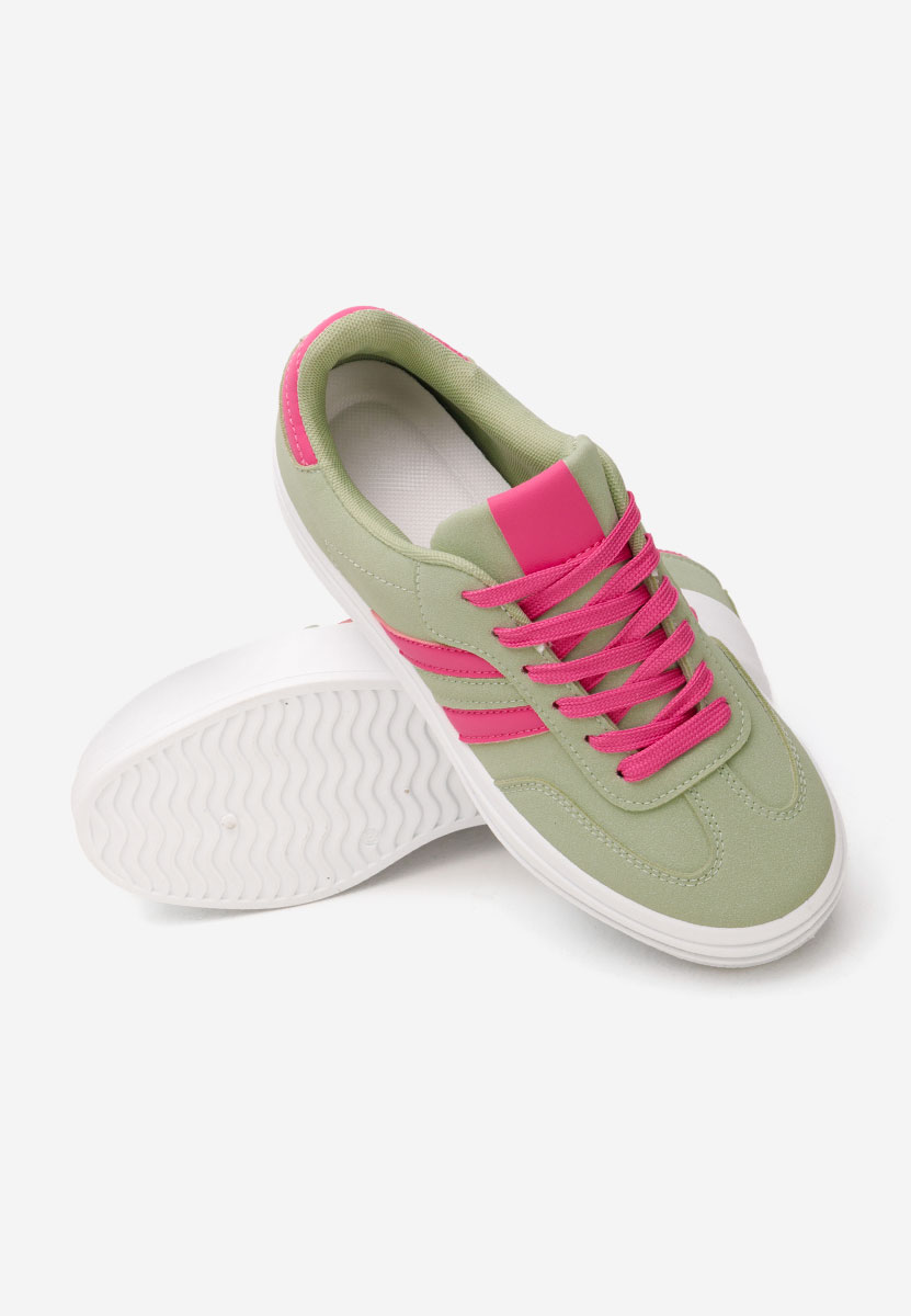 Baskets pour filles vert Jaffy