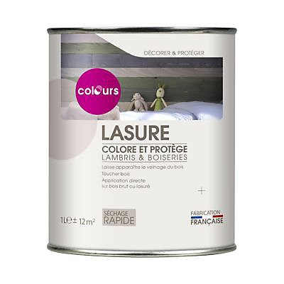 Lasure lambris et boiseries Aigue marine 1L