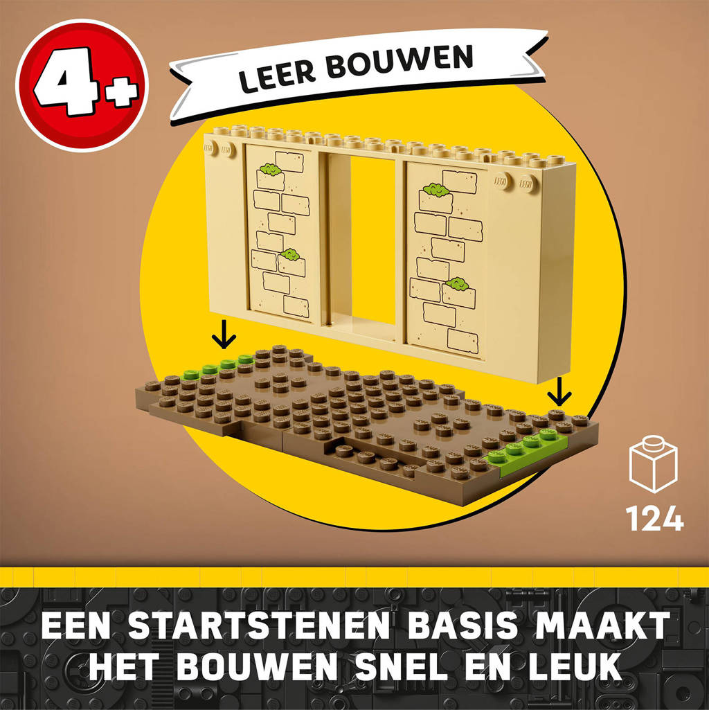 YodaTenoo Jedi tempel Bouwbaar Yoda Speelgoed met Lichtzwaarden en Speederbike 75358