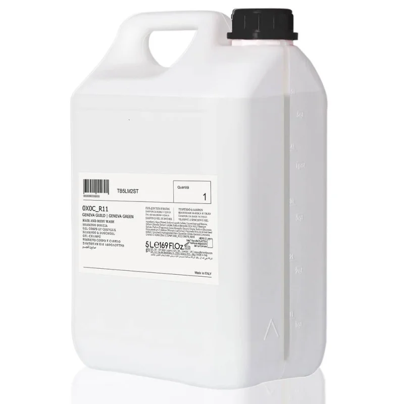 GFL - Gel douche corps et cheveux Geneva Green - 5L