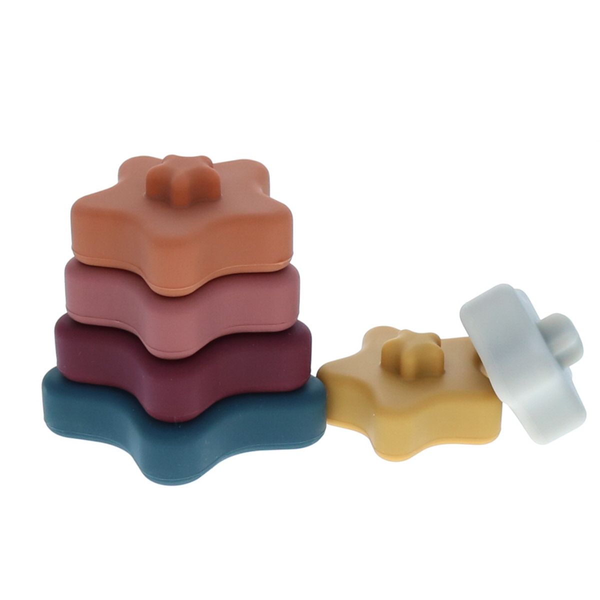 Tour empilable étoiles silicone Mercredi et Patati