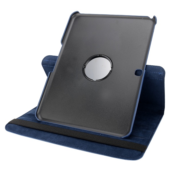 Samsung Galaxy Tab 4 10.1 Flipcase Hülle Ledertasche - Dunkelblau