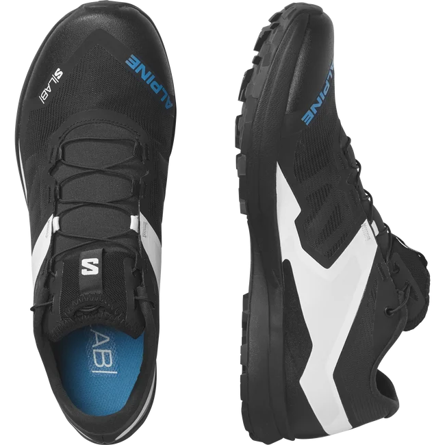 S/LAB ALPINE  Chaussures de running unisexes Black/White/BlueDanube