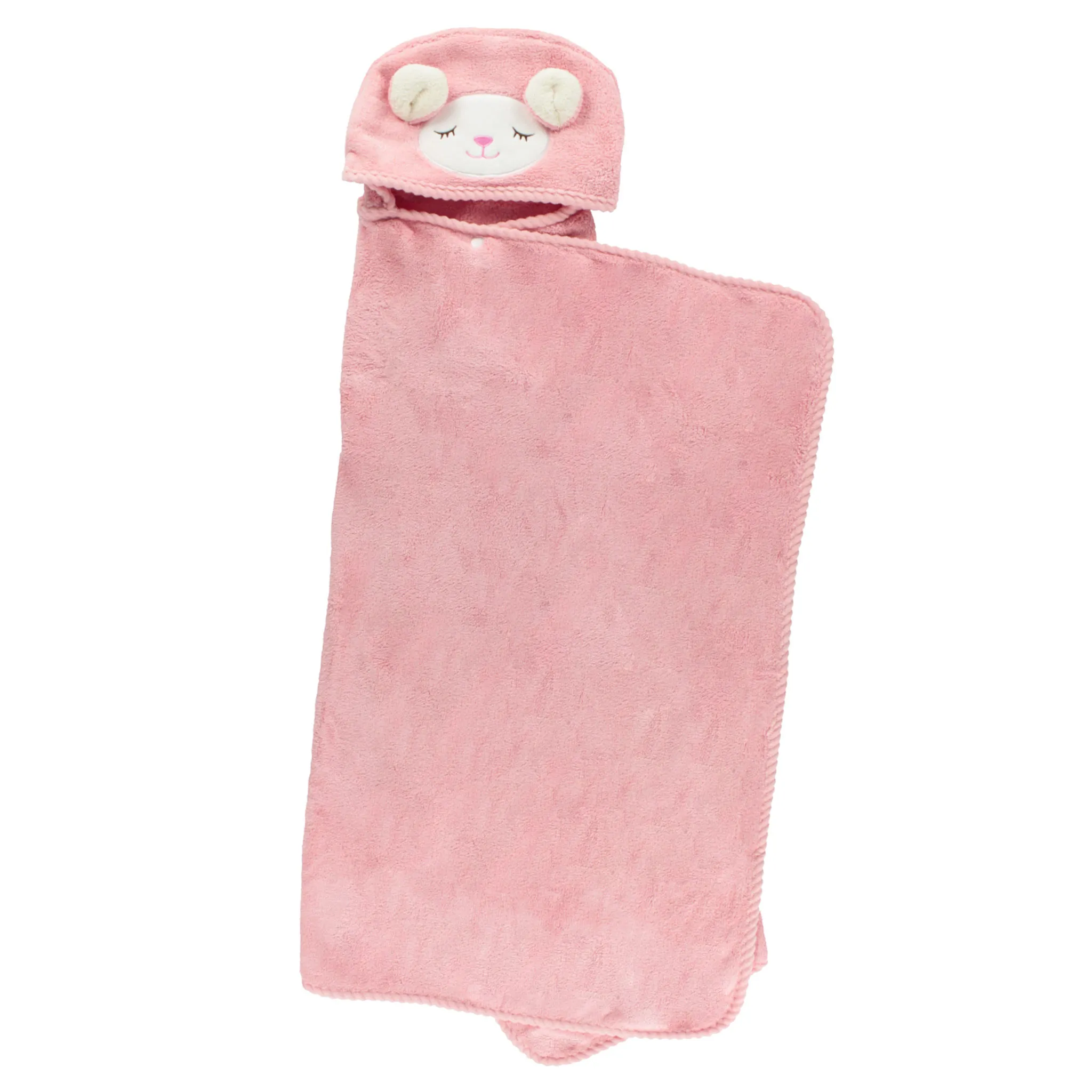 Bébé Confort Serviette à Capuchon Deluxe Lama - Rose