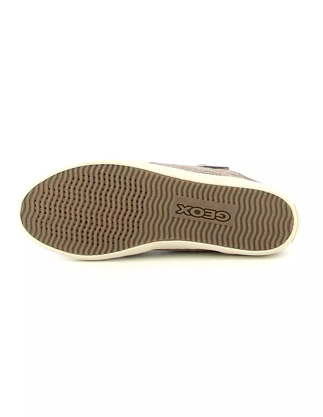 GEOX GISLI GIRL - Baskets Smokegreylightgold