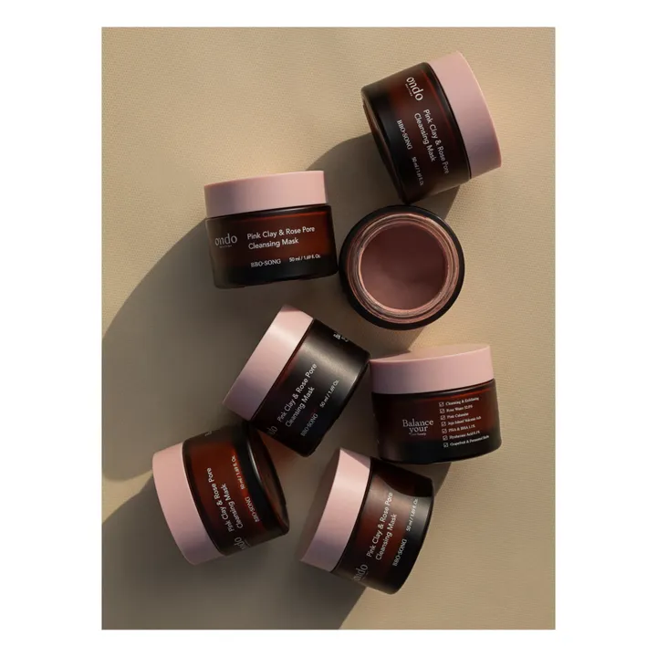 Ondo Beauty Masque nettoyant purifiant Argile rose et Rose - 50 ml