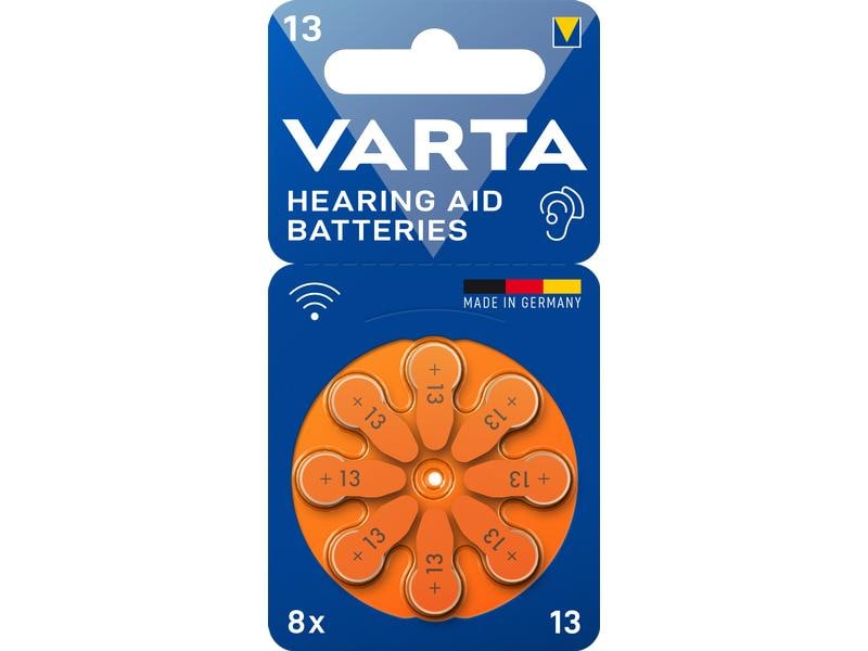 Varta Hörgerätebatterie 13 , 8 Stück Hörgerätebatterien