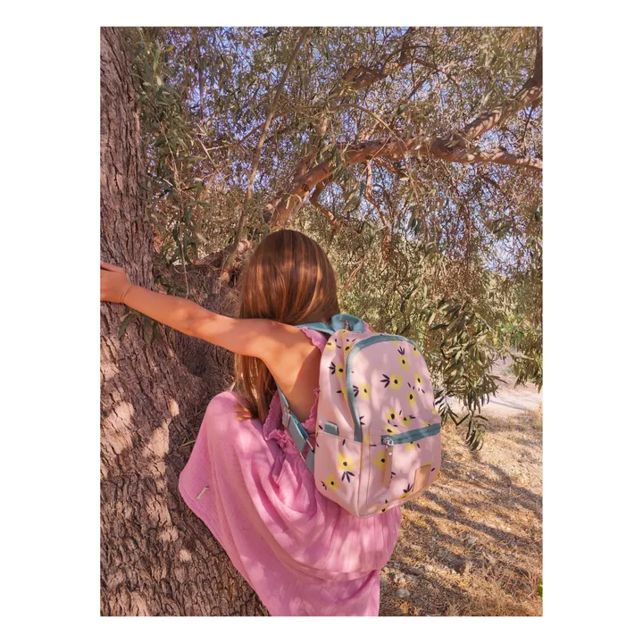 JOJO FACTORY Sac à Dos Fleurs Piupiuchick X Jojo Factory | Rose pâle