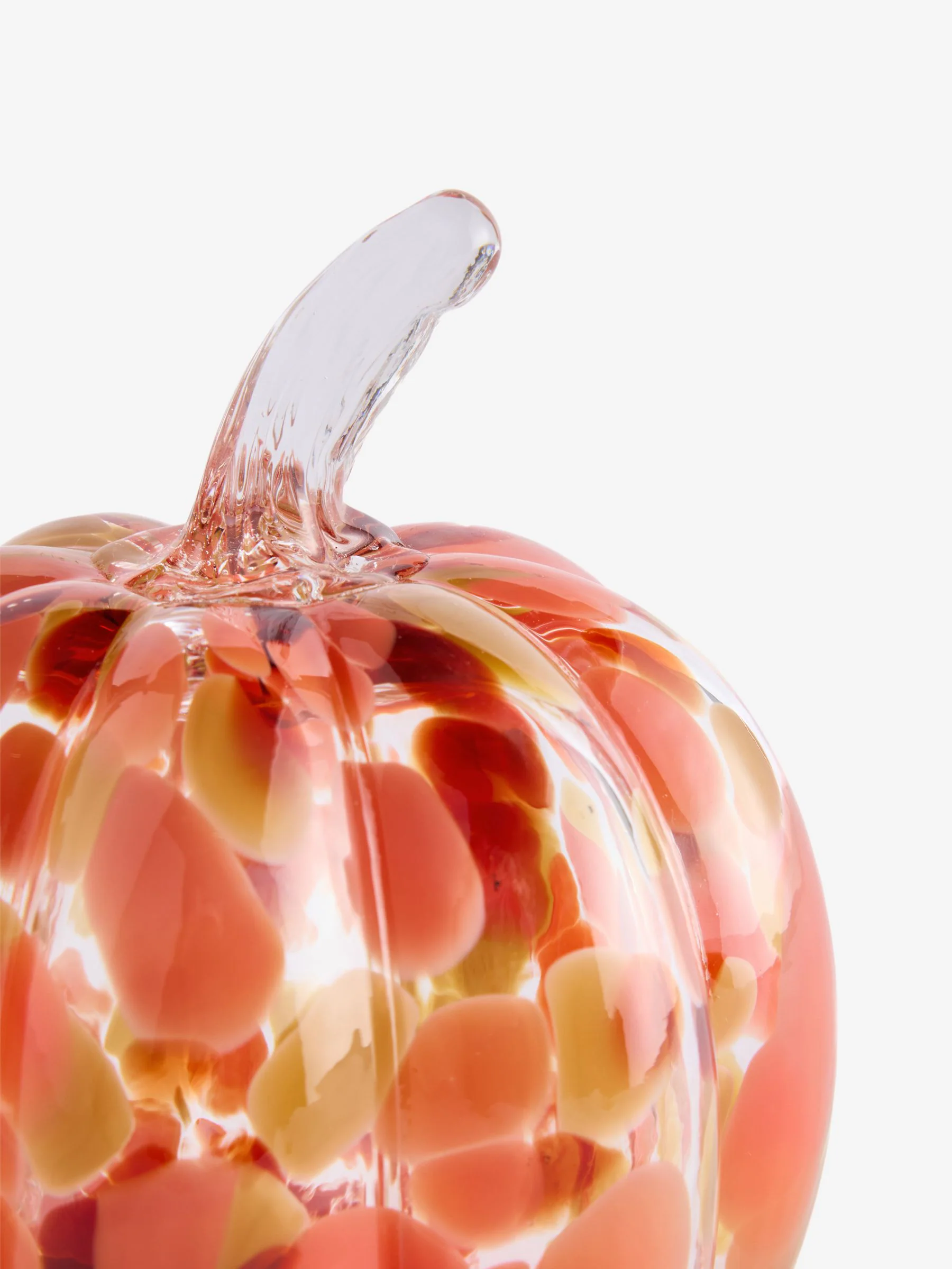 Decoratieve mini-pompoen van confettiglas