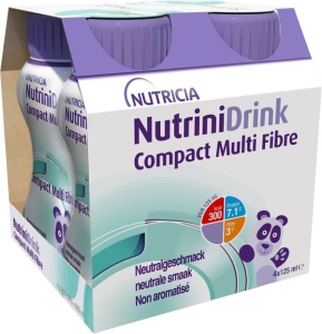 Nutrini Drink Compact Multi Fibre Neutral, 4 x 125 ml