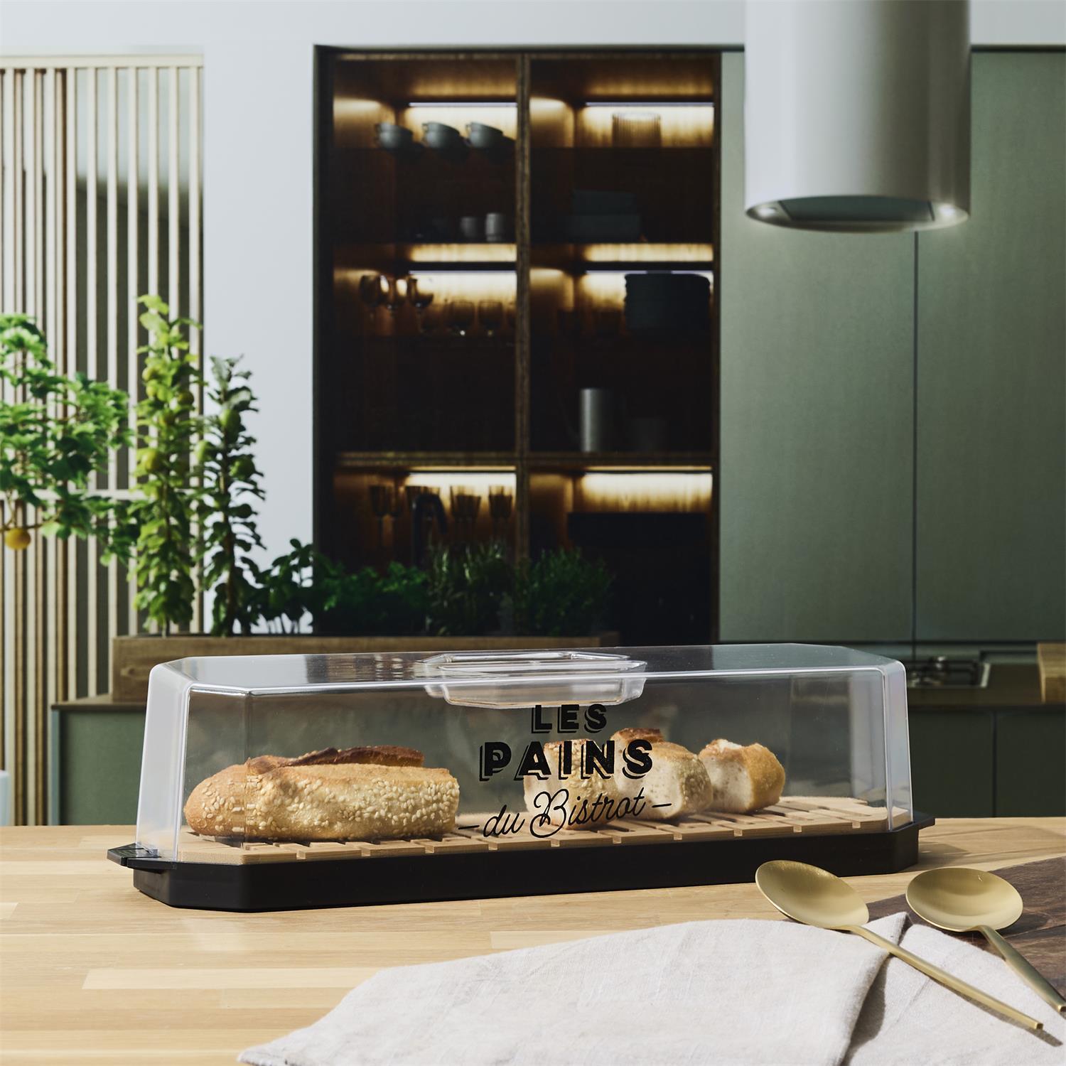 BOITE PAIN COUVERCLE TRANSPARENT BISTROT