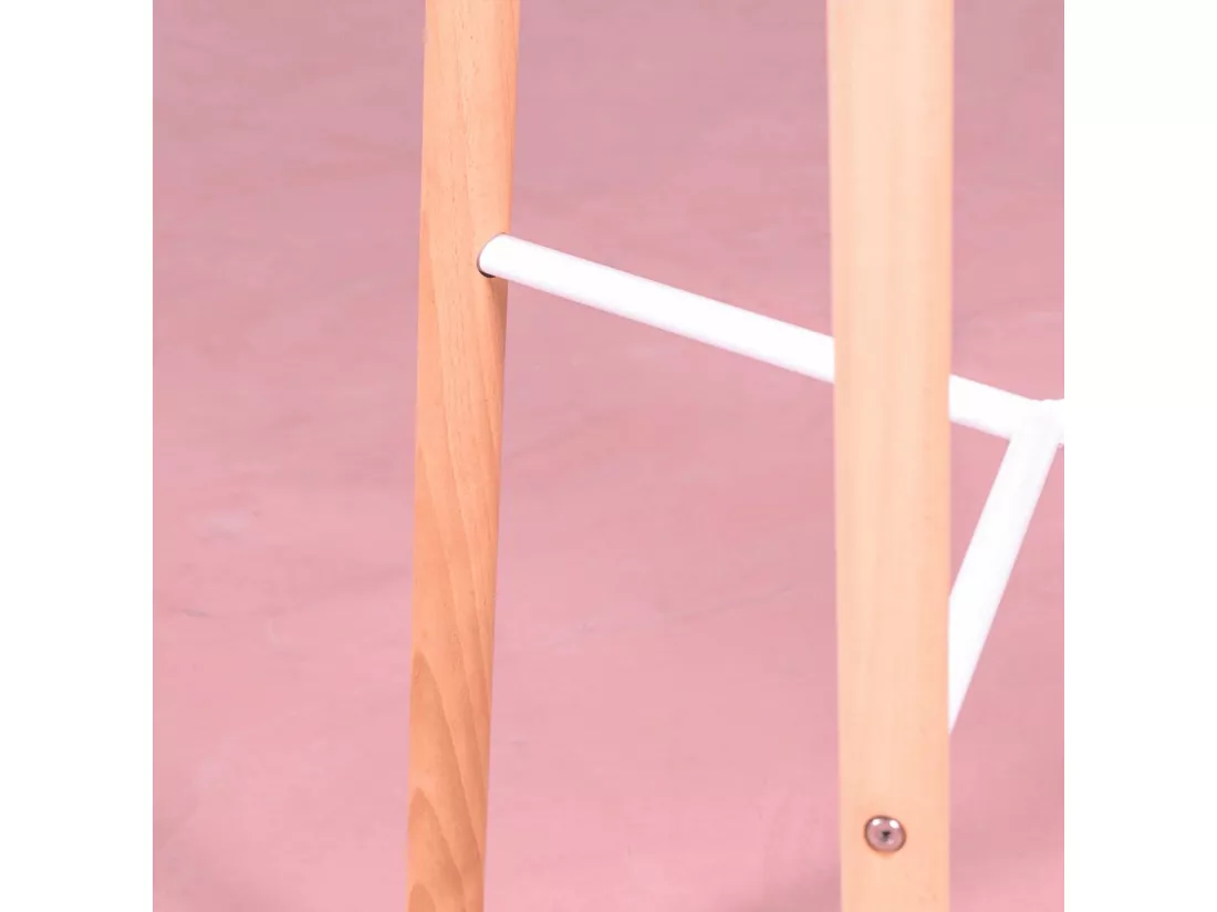 Table haute de style Nordic (102cm) - Palermo - Blanc