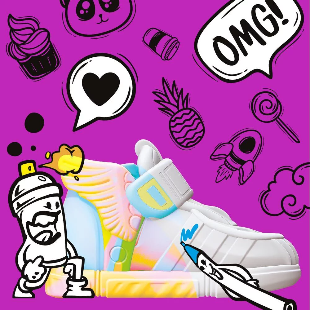 SNEAK'ARTZ SHOEBOX ANIS - LOISIRS CRÉATIFS - DESIGN ET PERSONNALISE TES BASKETS