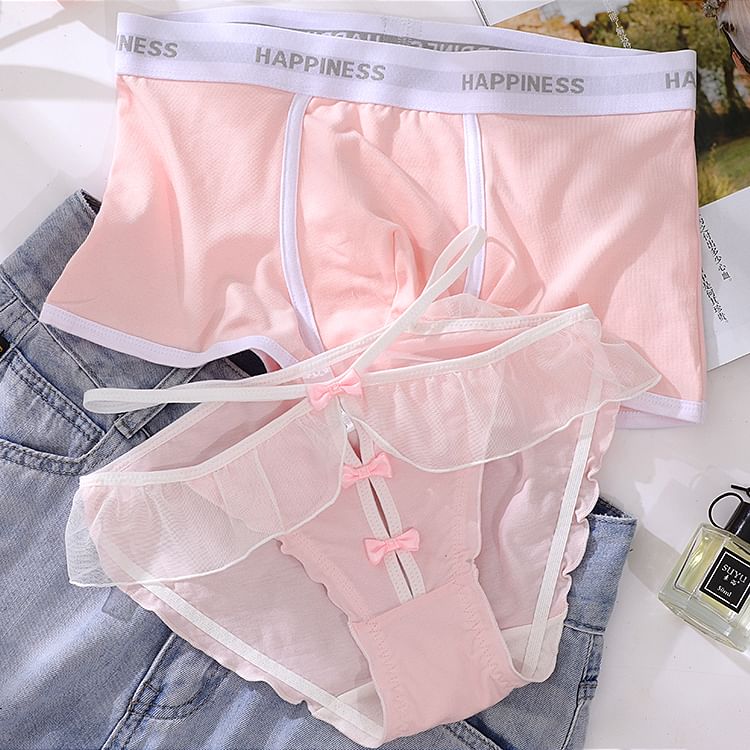 Pancherry - Koppelset: Slip met strikuitsparing + Boxershort