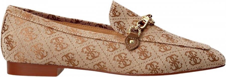 Guess Beige Loafer Marta met Mocassin Look Beige Dames