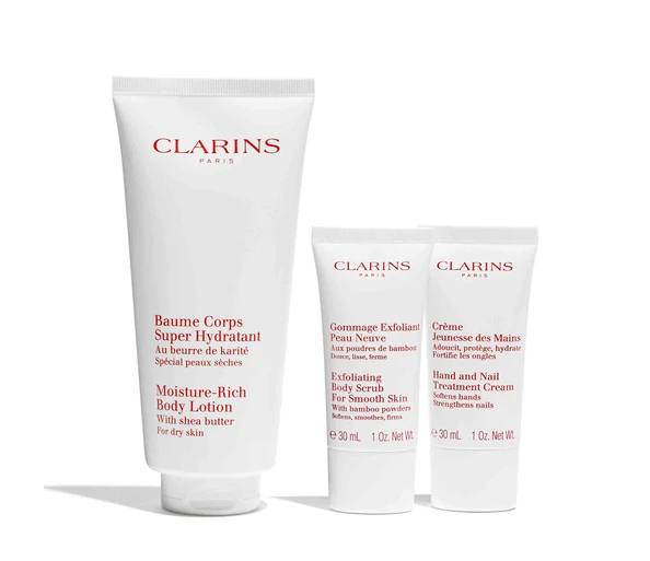 Clarins Baume Corps Super Hydratant Pflegeset