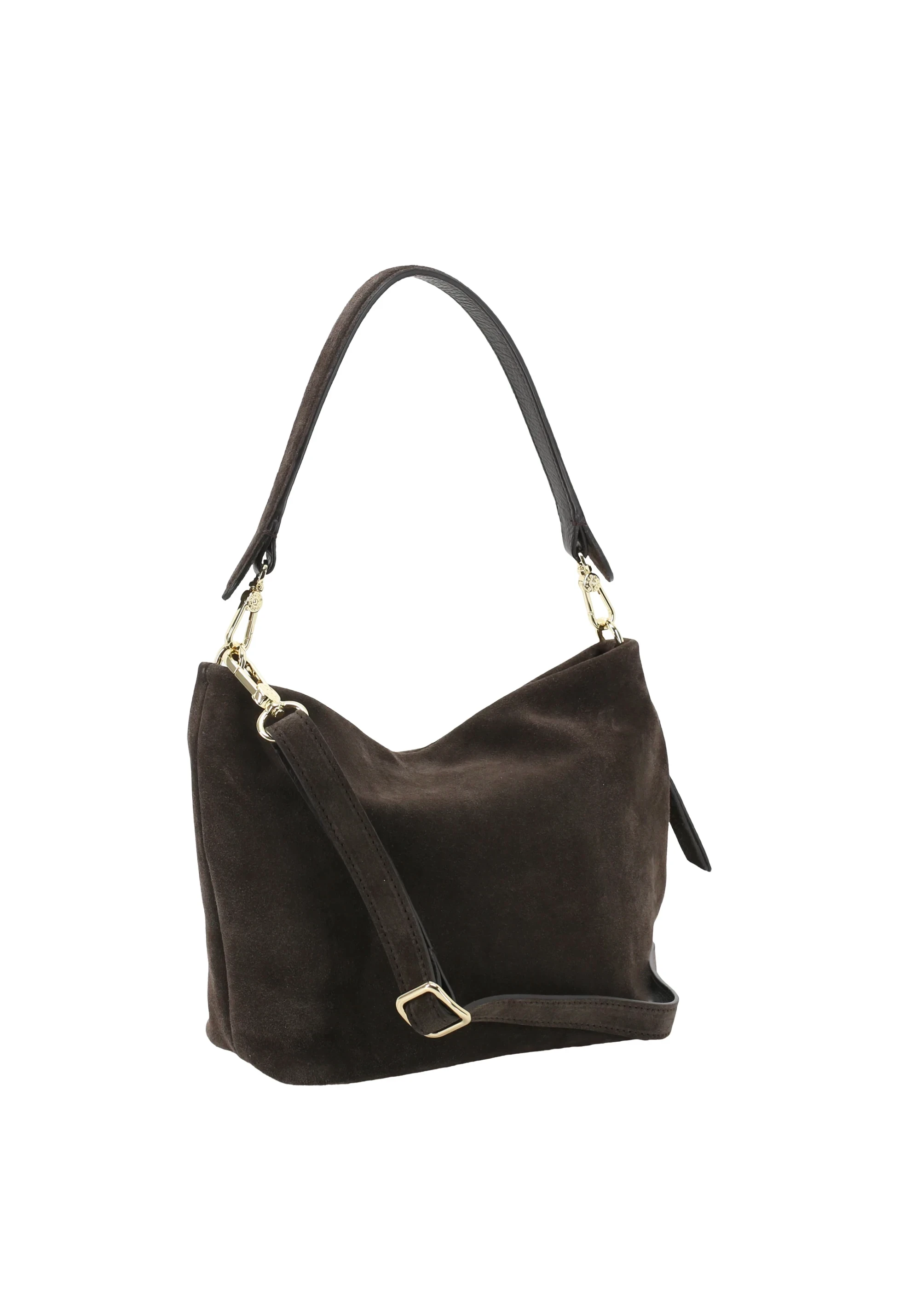 Hobo EBONY SMALL Leather Suede Standard