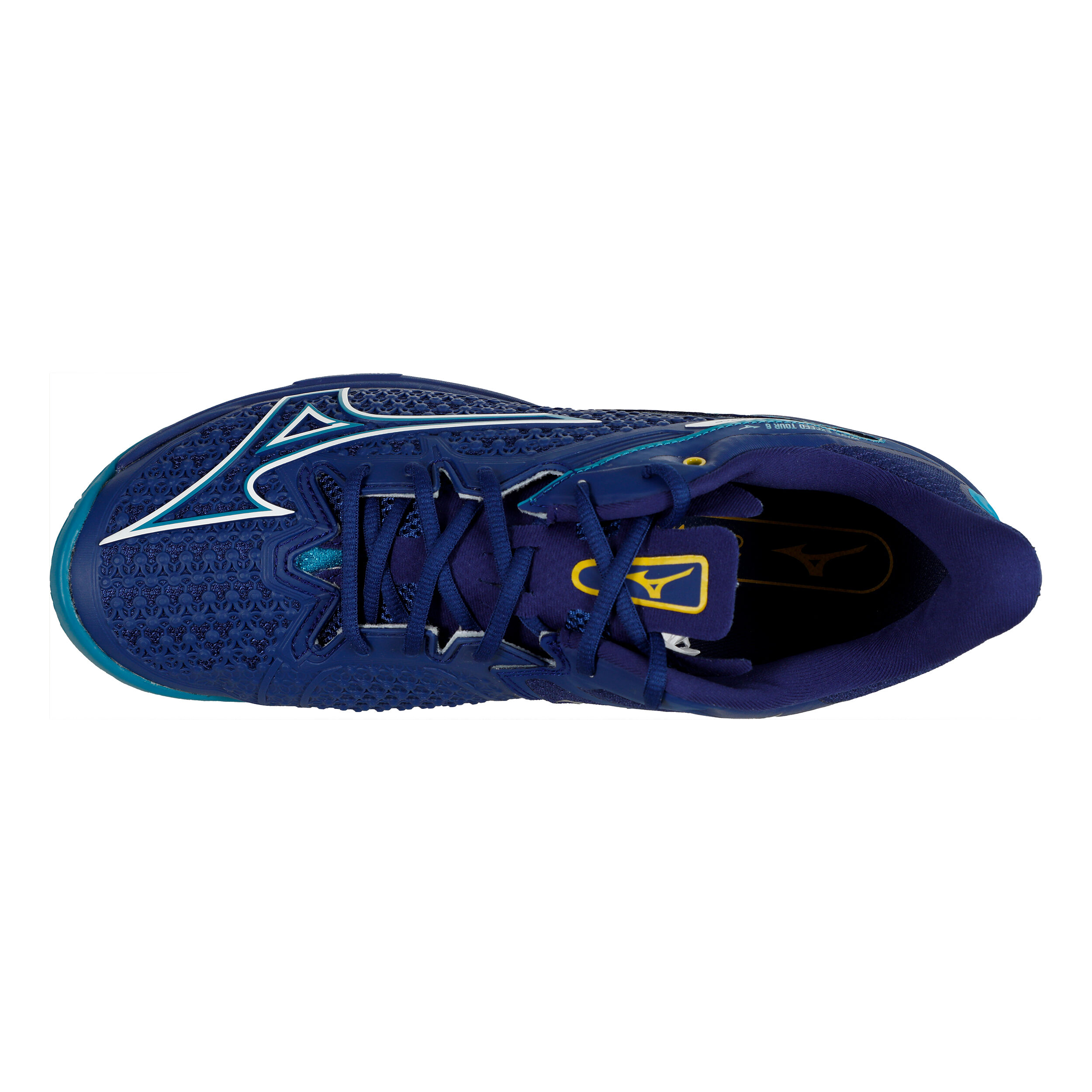 Mizuno Wave Exceed Tour 6 Chaussure Terre Battue - Bleu , Blanc