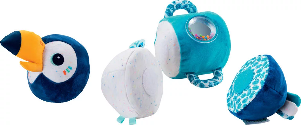 PELUCHE PABLO ROULEAU SONORE