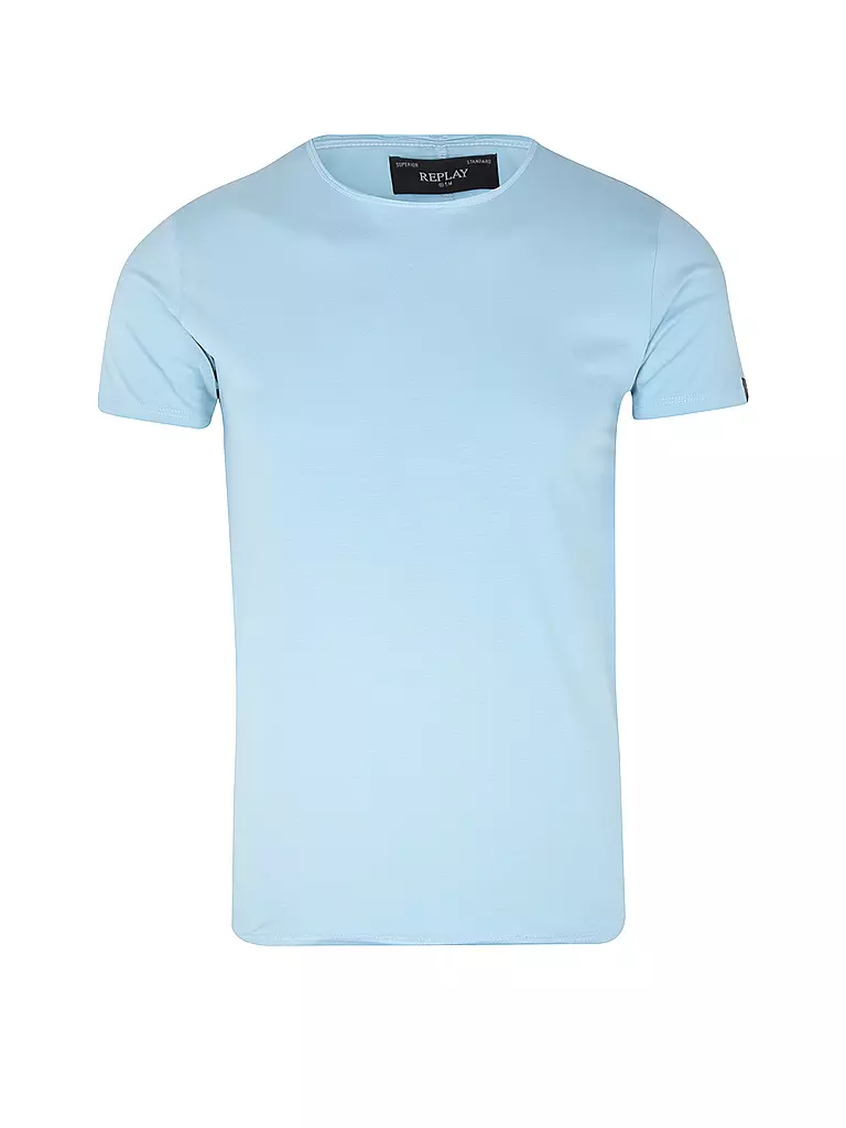 REPLAY T-Shirt  hellblau