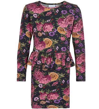 The New Kleid - Flower - Schwarz m. Blumen