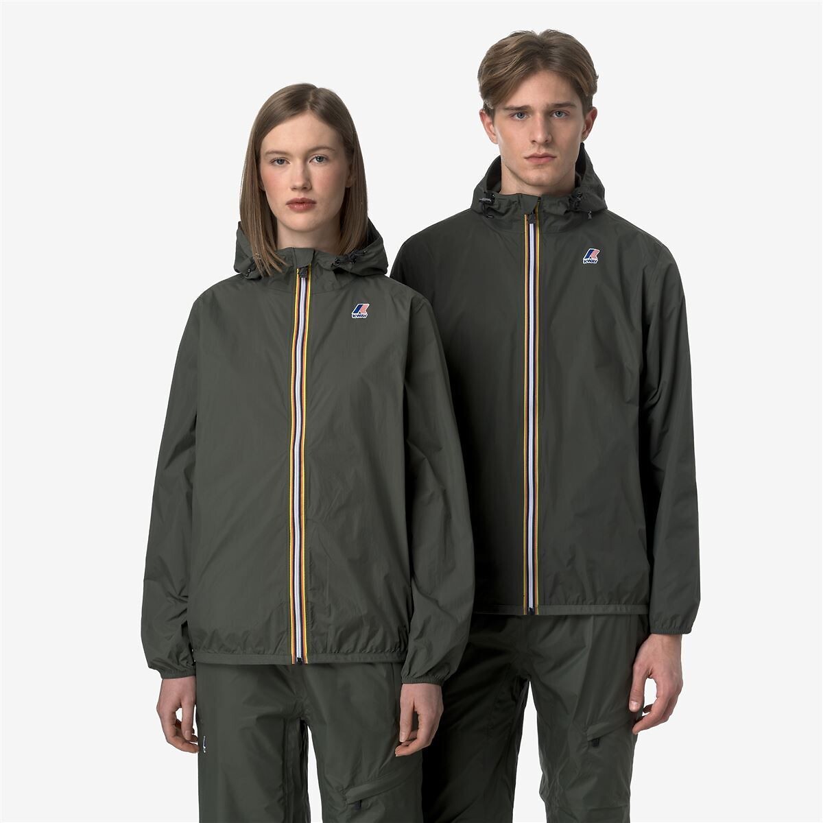 K-WAY<br>LE VRAI CLAUDE 4.0 corta-vento com capuz unissex